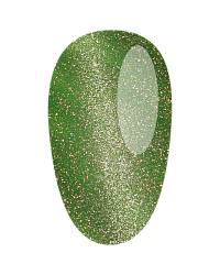 Гель-лак EMI для ногтей, E.MiLac Green Сat Eye №437, 9 мл